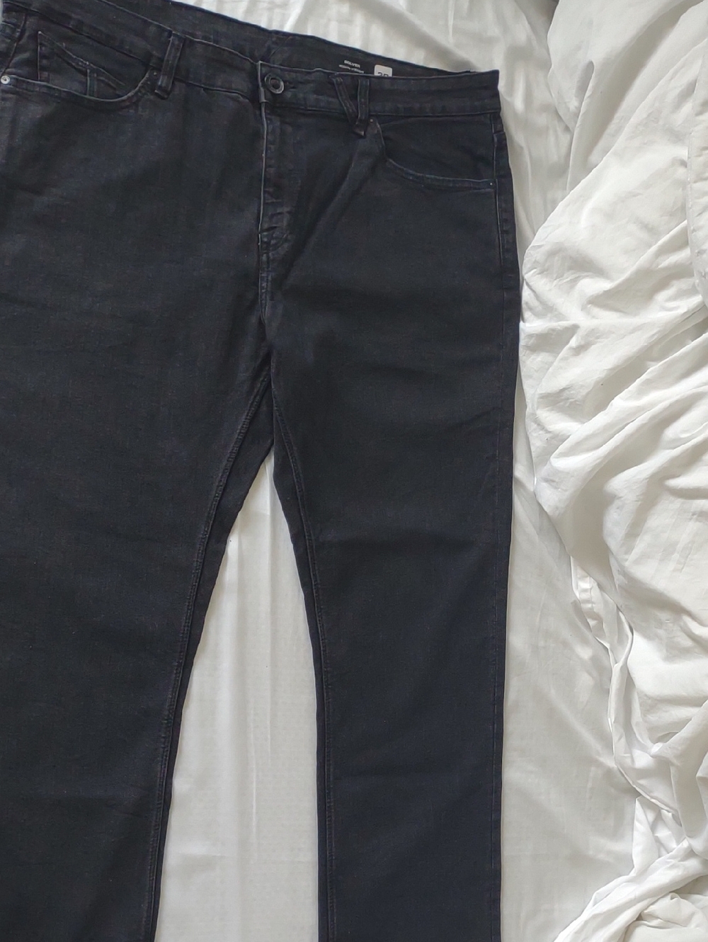 Solver Modern Straight Jeans in Black Wash